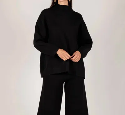 Before You Collection Loft Sweater In Black