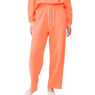 American Vintage Izubird Jogger In Fluorescent Orangeade