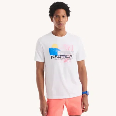 Nautica Mens Sunset Riders Graphic T-shirt