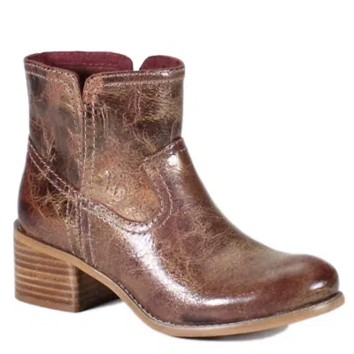 Diba True Women's Walnut Grove Boot In Gold Sheen