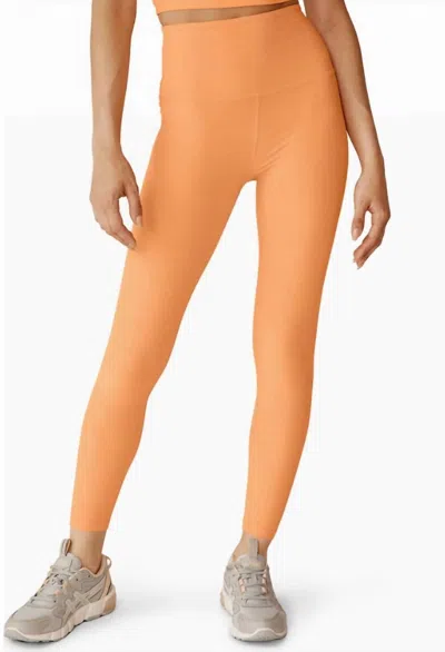 Beyond Yoga Spacedye Caught In The Midi Legging In Apricot Heather