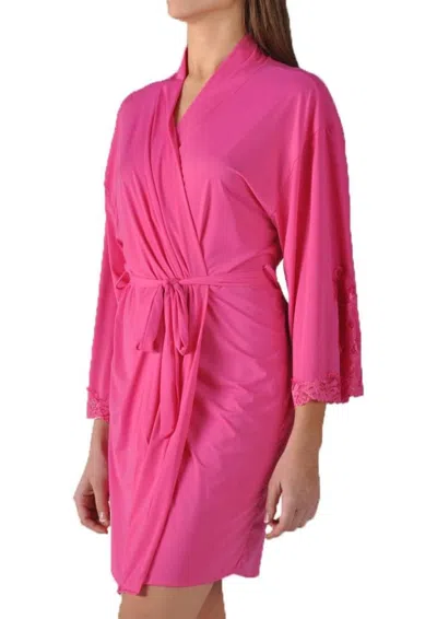 Rhonda Shear Shear Robe In Strawberry