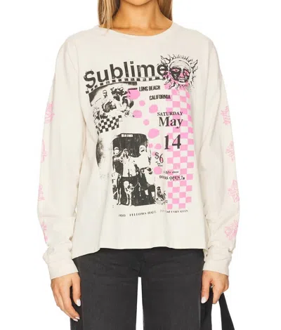 Daydreamer Sublime Love The One You Got Long Sleeve In Dirty White In Neutral
