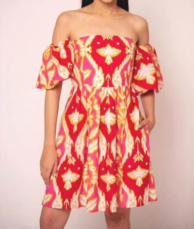 Beyond By Vera Leah Dress In Pondi Pink