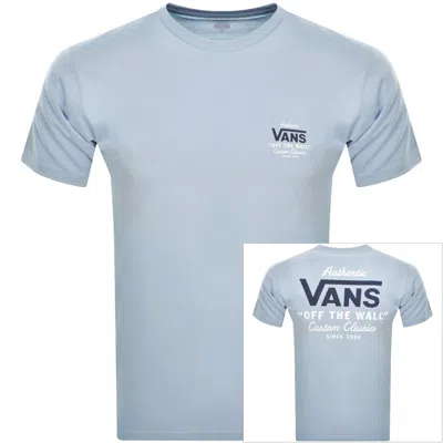 Vans Holder St Classic Short Sleeve Tee In Dusty Blue In Blue