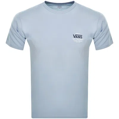 Vans Holder St Classic Short Sleeve Tee In Dusty Blue In Blue