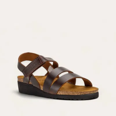 Naot Women's Kayla Sandals - Narrow In Buffalo Leather Brown