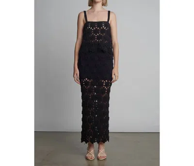 Eleven Six Isa Crochet Skirt In Black