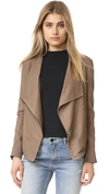 Bb Dakota Kenrick Soft Leather Jacket In Mocha