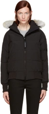 CANADA GOOSE Black Down Savona Jacket