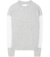 SEE BY CHLOÉ Mohair and wool-blend sweater with embroidered tulle