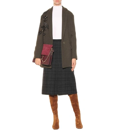 Shop Etro Sequinned Wool-blend Jacket