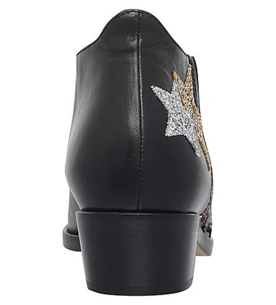 Shop Chiara Ferragni Camperos Leather Boots In Blk/other