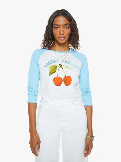 Mother The Sporty Concert Cherry Picking Graphic Baseball T-shirt