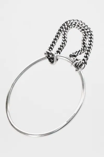 Ann Demeulemeester Vokko Bangle With Chain