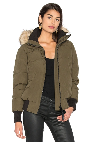 Canada Goose Green Down Savona Jacket In Military Green