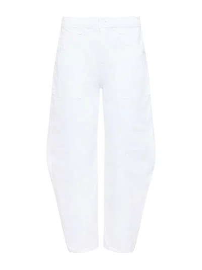 L'agence Cody Barrel-leg Jean In White