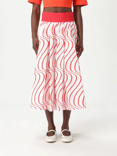 Msgm Skirt  Woman Color Red In Red