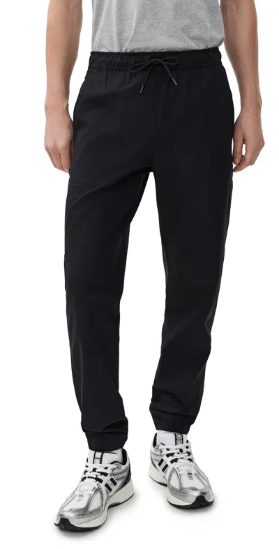 Reigning Champ Stretch Warp Knit Coach's Standard Joggers Black