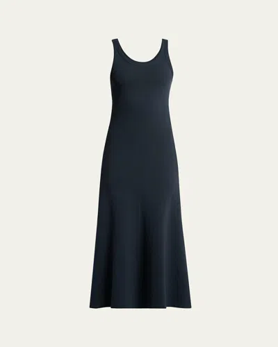 Balenciaga Women Slate Stretch Cotton Dress