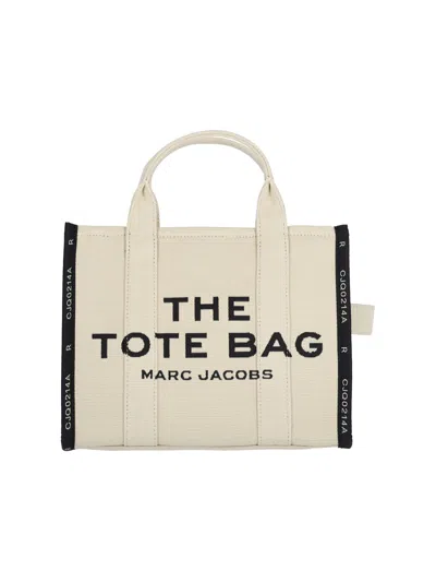 Marc Jacobs The Medium Tote Fabric Bag In Neutral