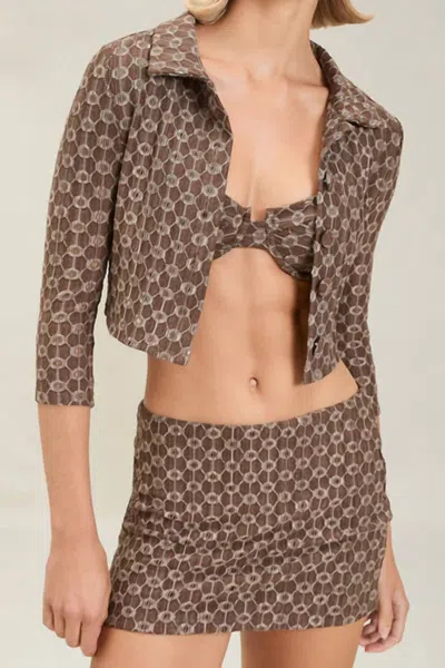 Devon Windsor Lila Jacket In Coco Denim