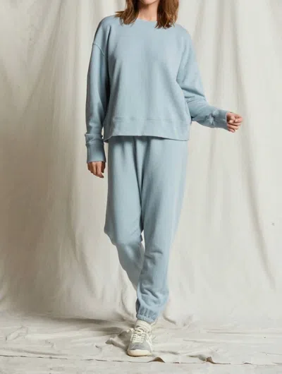 PERFECTWHITETEE JOHNNY FRENCH TERRY EASY SWEATPANT IN MOUNTAIN BLUE 