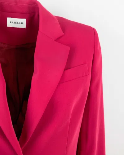 P.a.r.o.s.h Fuchsia Cady Blazer