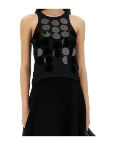 Msgm Chainmail-effect Sleeveless Tank Top
