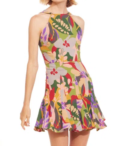 Eva Franco Aviva Mini Dress In Jungle Safari