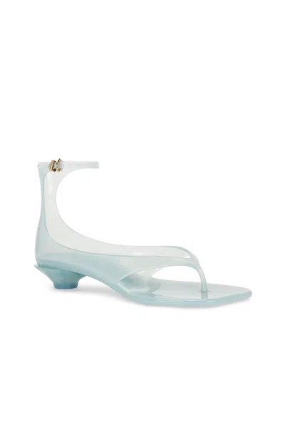 Chloé Chloe Women Pastel Light-blue Tpu Chloe Jelly Thong Sandals In Spearmint