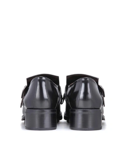 Shop Church's Pilar Leather Loafer Pumps In Llack