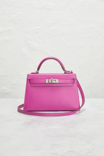 Pre-owned Hermes Epsom Kelly 20 Handbag