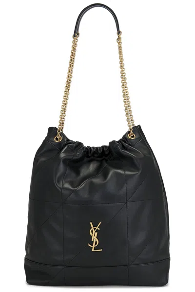 Saint Laurent Large Jamie 4.3 Pochon Bag In Black