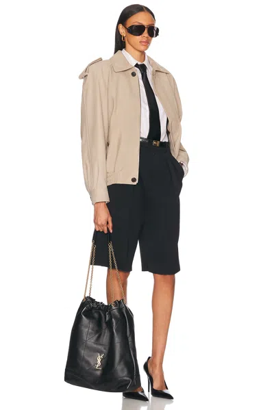 Saint Laurent Large Jamie 4.3 Pochon Bag In Black