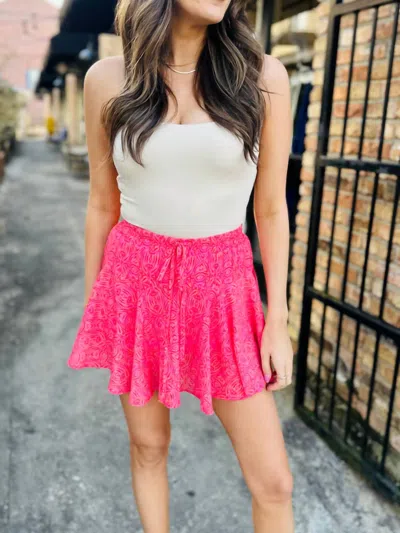 Sincerely Ours Mila Skirt In Pink Tribal