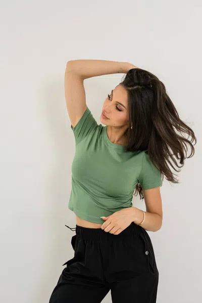 Shop Love Poem Ellie Tee In Green