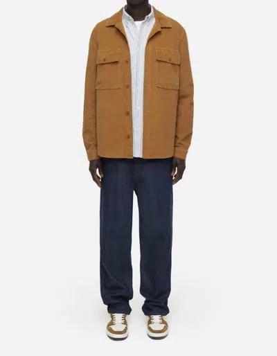 Closed Utility Corduroy Shirt In Dried Tabaco