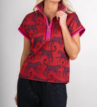 Emily Mccarthy Poppy Pullover In Jaguar Sport