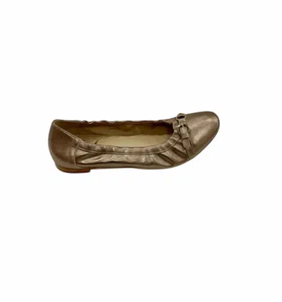 Lalisa Women's Cherish Ballet Flats In Platinum Metallic