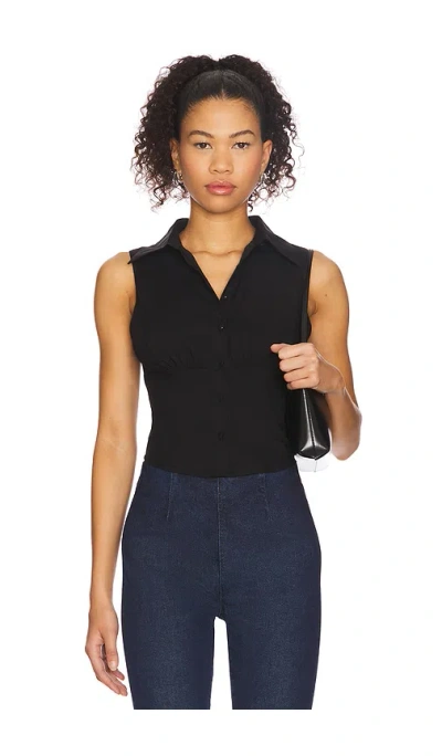 All The Ways Pattie Button Up Top