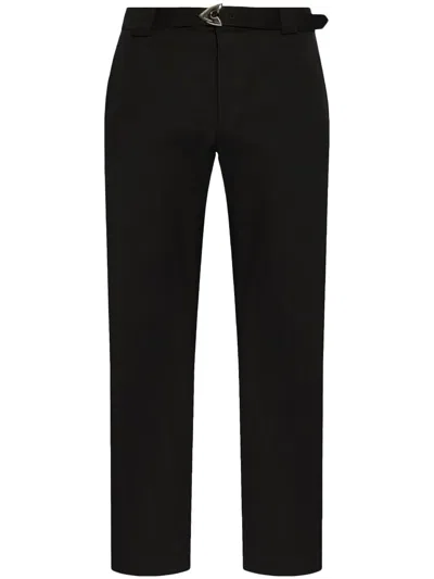 Alexander Mcqueen Black Cotton Blend Pant
