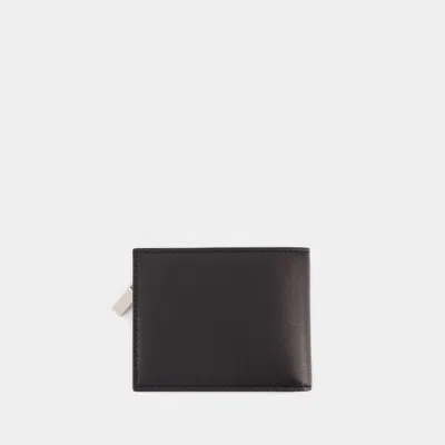 Alexander Mcqueen Black Leather Wallet