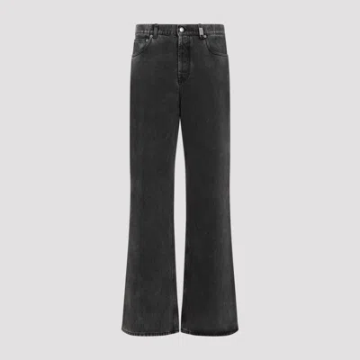 Alexander Mcqueen Grey Denim Jeans