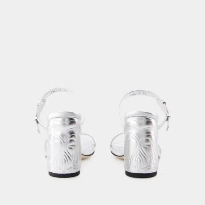Alexander Mcqueen Seal Heeled Sandals