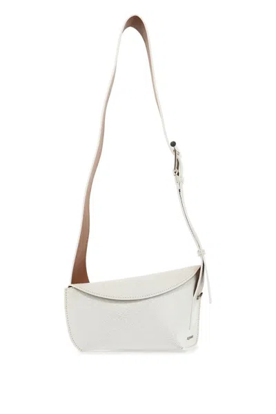 Alexander Mcqueen Leather Crossbody Bag With Adjustable Strap And Textured Finish