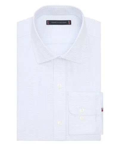 Tommy Hilfiger Men's Slim Fit Dress Shirt In Blue