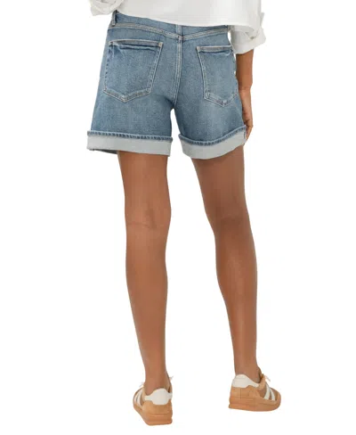 Silver Jeans Co. Women's Be Easy High-rise Shorts In Blue