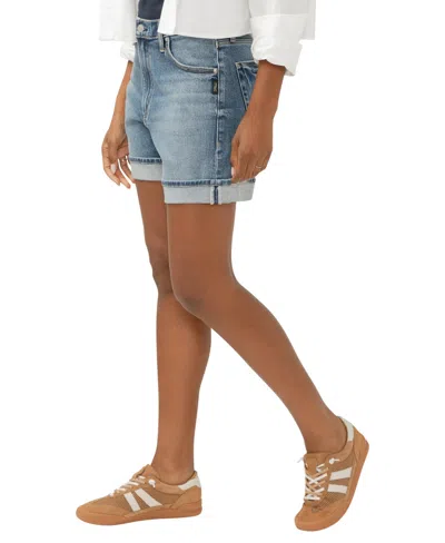 Silver Jeans Co. Women's Be Easy High-rise Shorts In Blue