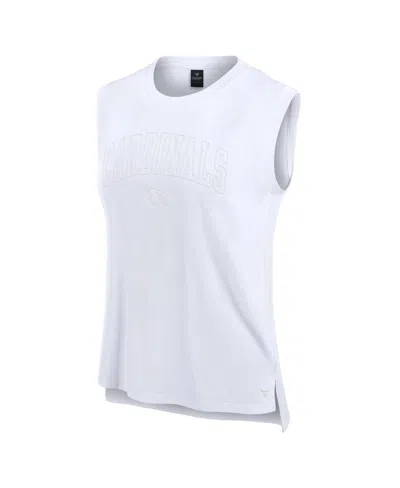 Fanatics Women's White Buffalo Bills Studio Gym Tank Top